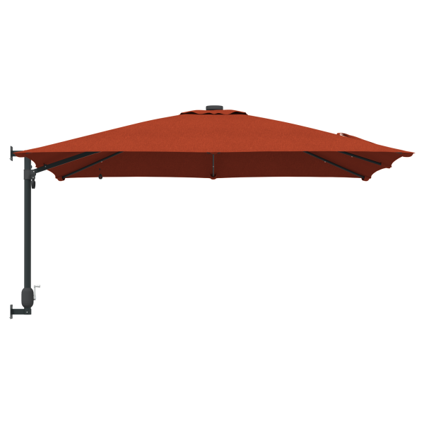 Parasol de jardín Terracota 248.5 x 247.5 x 160 cm tela M 5