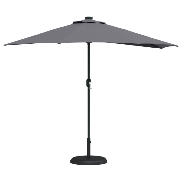 Parasol de jardín Antracita 294 x 150 x 224 cm tela M 3