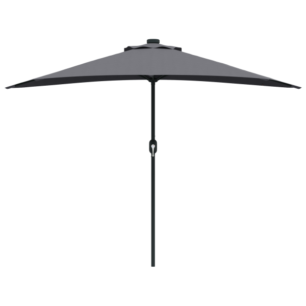 Parasol de jardín Antracita 294 x 150 x 224 cm tela M 5
