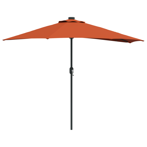 Parasol de jardín Terracota 294 x 150 x 224 cm tela M 2