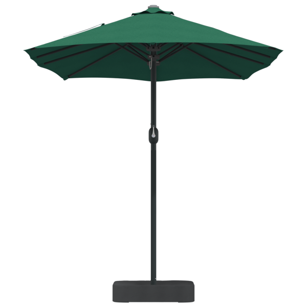 Parasol de jardín Verde 385 x 209 x 244 cm tela M 5