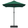 Parasol de jardín Verde 385 x 209 x 244 cm tela 5