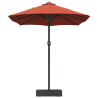 Parasol de jardín Terracota 385 x 209 x 244 cm tela 5