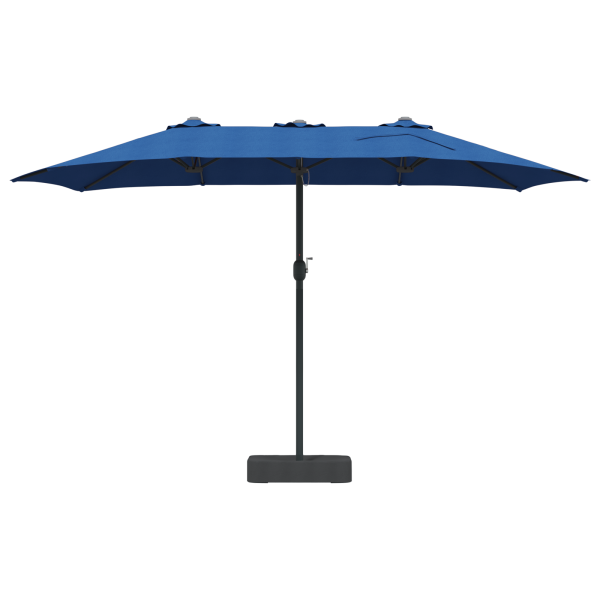 Parasol de jardín Azul 385 x 209 x 244 cm tela M 4