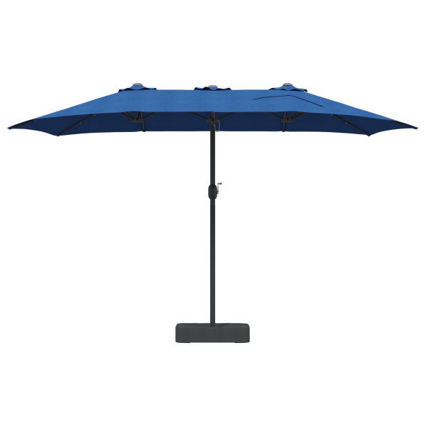 Parasol de jardín Azul 385 x 209 x 244 cm tela M 4