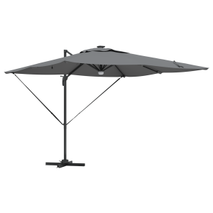 Parasol Roma de Brazos Antracita Grande H