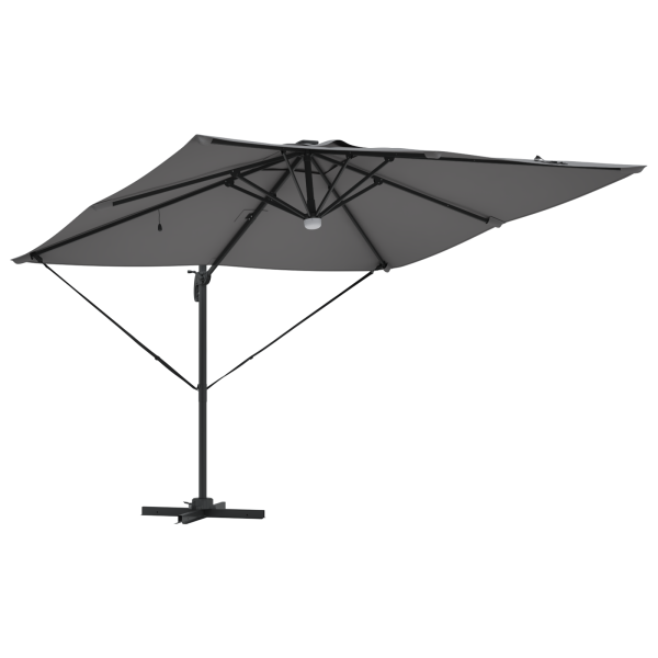 Parasol Cantilever Roma Antracite Largo M 4