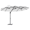 Parasol de jardín tipo cantilever Arena 372 x 198 x 253 cm 2