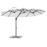 Parasol de jardín tipo cantilever Arena 372 x 198 x 253 cm 3