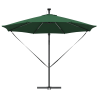 Parasol de cantilever tipo plátano Verde 294 x 294 x 248 cm 5