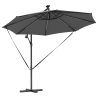 Parasol de cantilever tipo plátano Antracita 294 x 294 x 248 cm 4