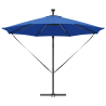 Parasol de cantilever tipo plátano con cerradura Azul celeste 5