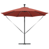 Parasol de cantilever tipo plátano Terracota 294 x 294 x 248 cm 5