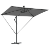 Parasol de cantilever tipo plátano Antracita 294 x 200 x 254 cm 4