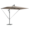 Parasol de cantilever tipo plátano Taupé 294 x 200 x 254 cm 3