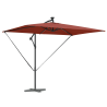 Parasol de cantilever tipo plátano Terracota 294 x 200 x 254 cm 3
