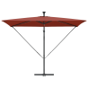 Parasol de cantilever tipo plátano Terracota 294 x 200 x 254 cm 5