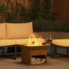 Fire Pit Ferro Enferrujado 50 x 50 x 40 cm Aço corten 1