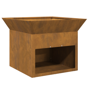Fire Pit Ferro Enferrujado 50 x 50 x 40 cm Aço corten H