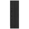 Estante Carvalho preto 80 x 24 x 109 cm Aglomerado 5