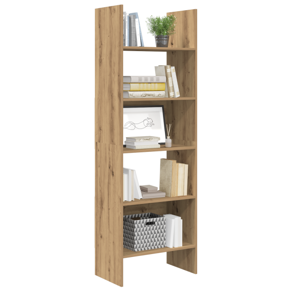 Gabinete de Livros carvalho artisiano 60 x 35 x 180 cm M 3