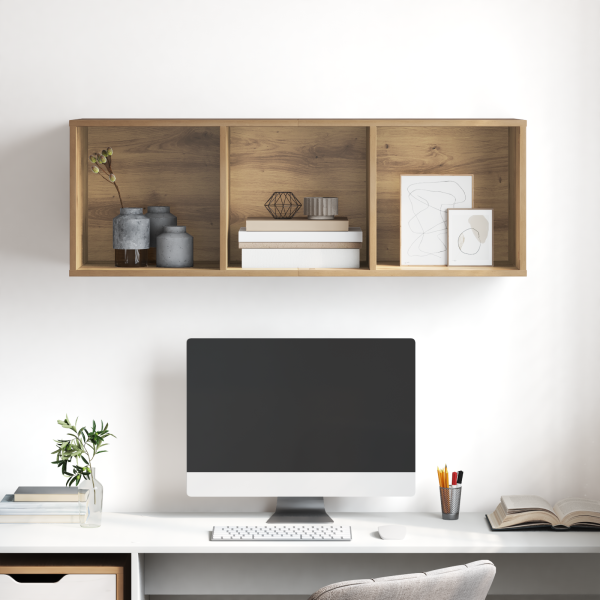 Gabinete para TV carvalho artisiano 37 x 37 x 107 cm M 5