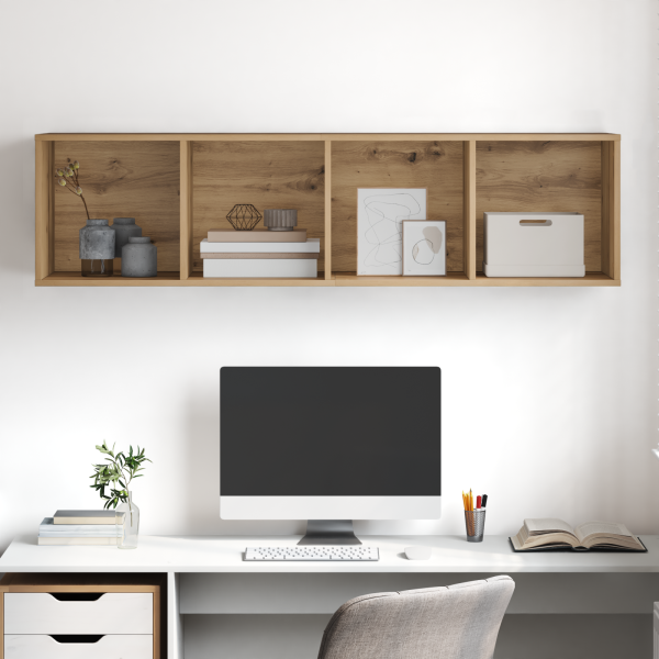 Gabinete de TV con estante Roble artisan 37 x 37 x 142.5 cm M 5