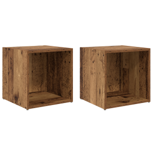 Gabinete para TV 2 pcs Castanho 37 x 35 x 37 cm H