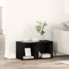 Gabinete de TV 2 pcs Negro 37 x 35 x 37 cm Madera contrachapada 1