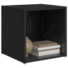 Gabinete de TV 2 pcs Negro 37 x 35 x 37 cm Madera contrachapada 3
