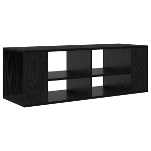 Gabinete para TV com prateleira Carvalho preto 102 x 35 x 35 cm H