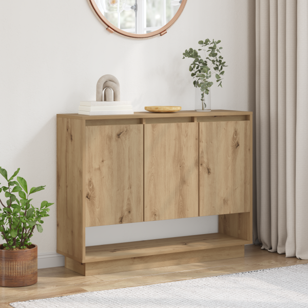 Vitrina Roble artisan 97 x 29 x 75 cm Madera contrachapada D