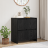 Vitrina Roble negro 70 x 41 x 75 cm Madera contrachapada 1