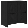 Vitrina Roble negro 70 x 41 x 75 cm Madera contrachapada 2