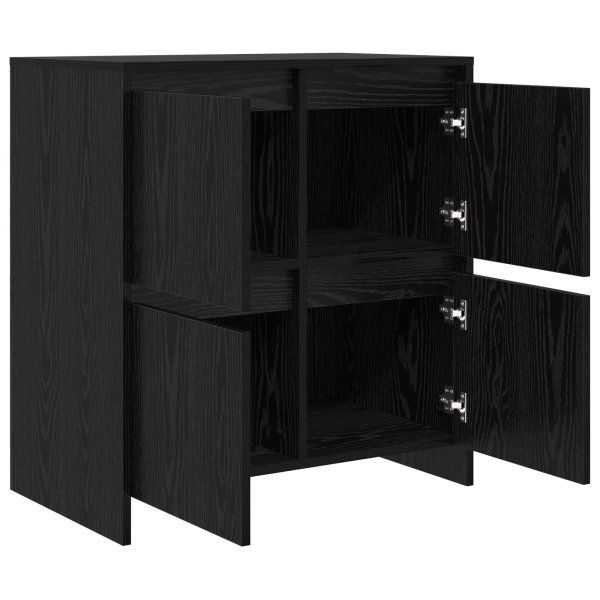 Vitrina Roble negro 70 x 41 x 75 cm Madera contrachapada M 5
