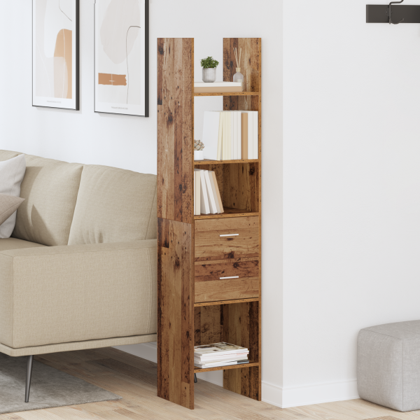 Estantería para libros Madera vieja 40 x 35 x 180 cm M 4