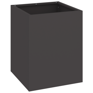Vaso de Jardim Preto 32 x 32 x 40 cm Aço laminado a frio H