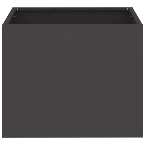 Maceta para Jardín Negro 50 x 32 x 40 cm Acero laminado en frío M 5