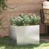 Maceta para Jardín Plateado 50 x 32 x 40 cm Acero galvanizado 1
