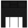 Cabeceira com Armário Carvalho preto 100 x 19 x 103.5 cm 5