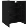 Mueble colgante con estante Roble negro 69.5 x 34 x 90 cm 5
