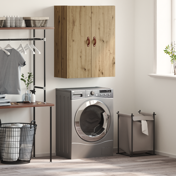 Armario de pared Marrón 69.5 x 34 x 90 cm Madera contrachapada D