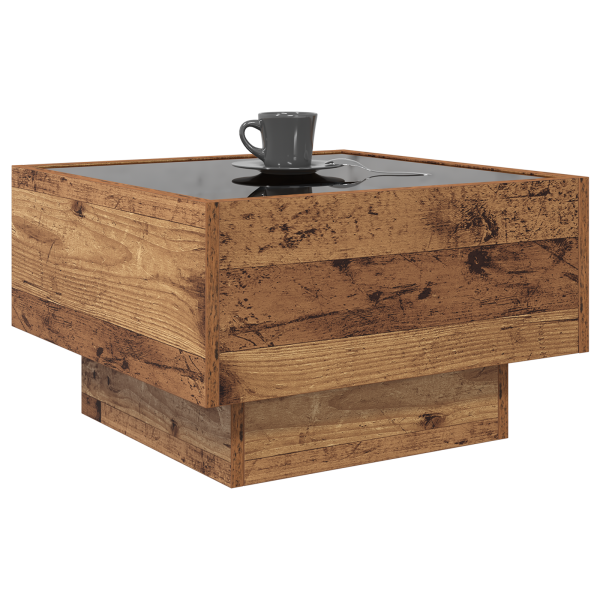 Mesa de Café Madera vieja 50 x 50 x 30 cm Madera contrachapada M 3