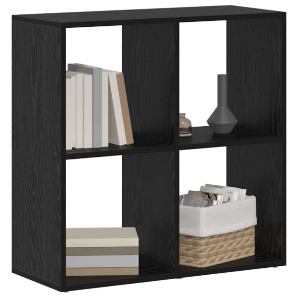 Gabinete de Livros Carvalho preto 69.5 x 29 x 69.5 cm M 3