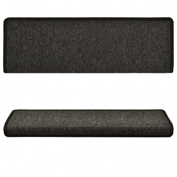 Tapete/carpete para degraus 15 pcs 65x21x4 cm antracite M 4