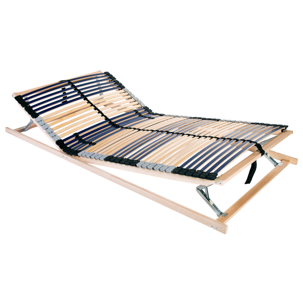 Base de lamas Manual Marrón 100 x 190 cm Madera de haya maciza D