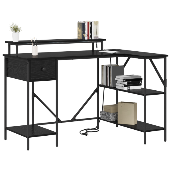 Mesa Carvalho preto 120 x 79 x 86.5 cm Madeira processada M 3