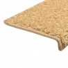 Alfombras de peldaños de escalera 15 uds beige 65x21x4 cm 5