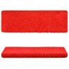 Tapete/carpete para degraus 15 pcs 65x21x4 cm vermelho 4