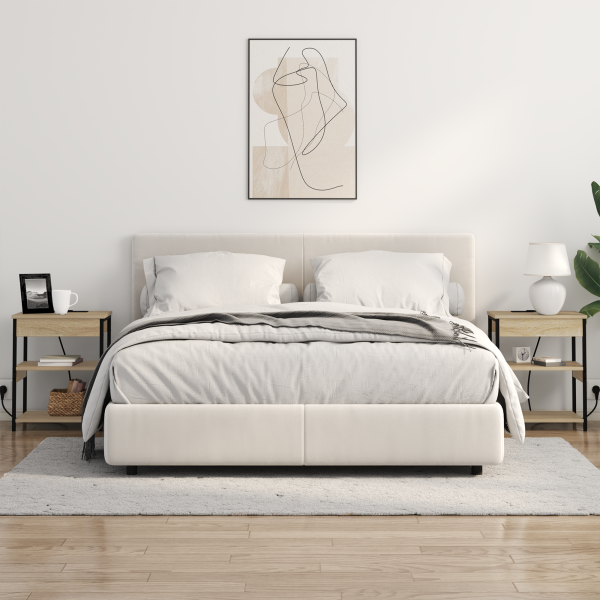 Armários de Canto 2 pcs Carvalho sonoma 41 x 31 x 51 cm M 4